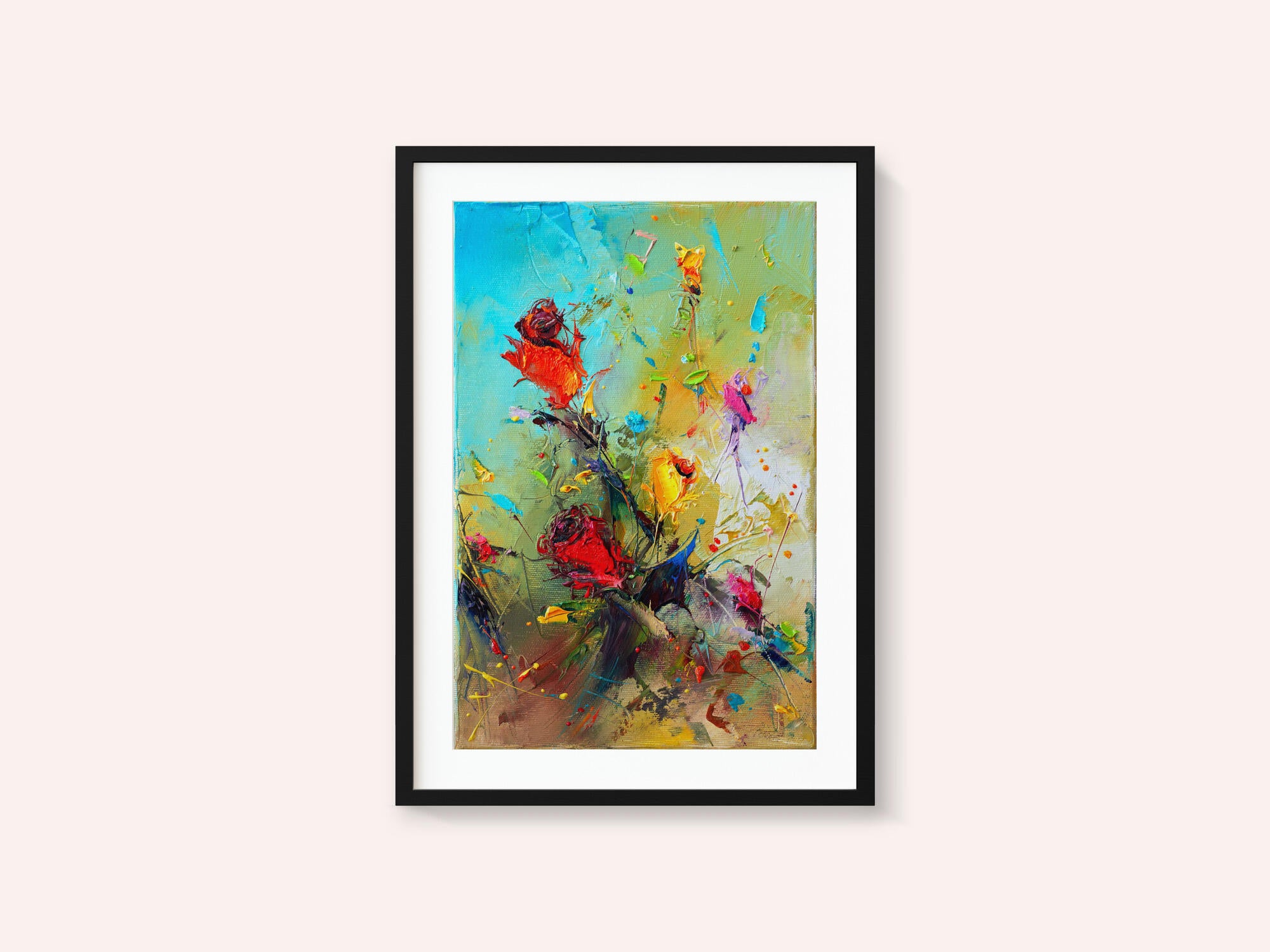 Vibrant Floral Impression