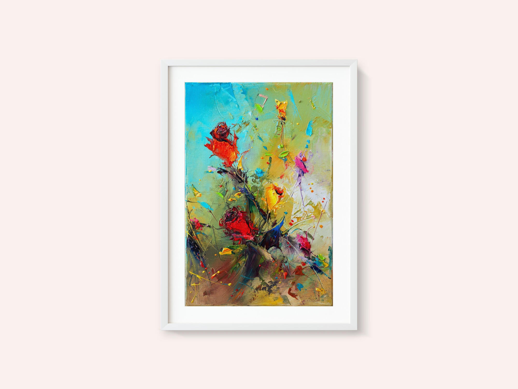 Vibrant Floral Impression