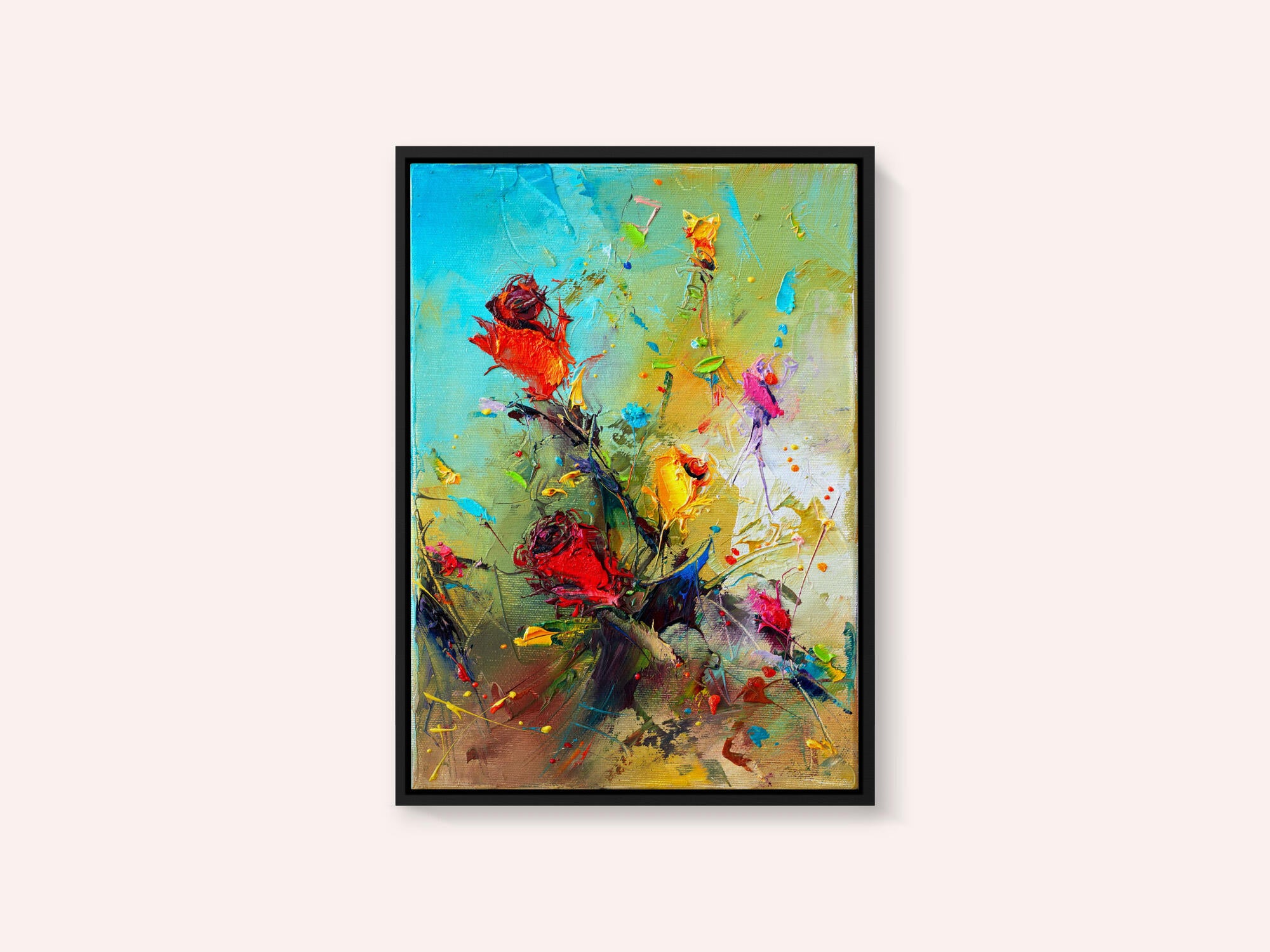 Vibrant Floral Impression