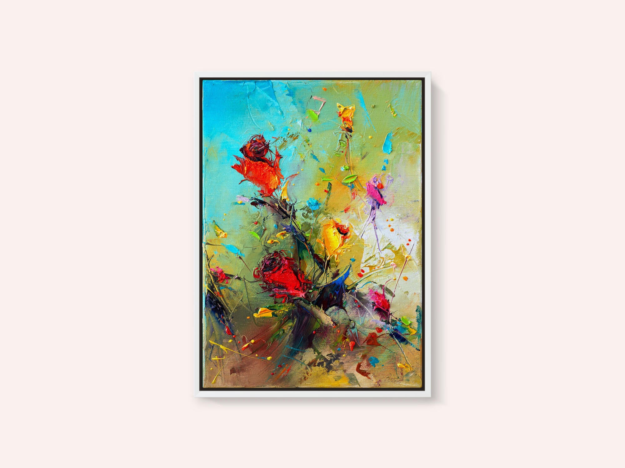 Vibrant Floral Impression