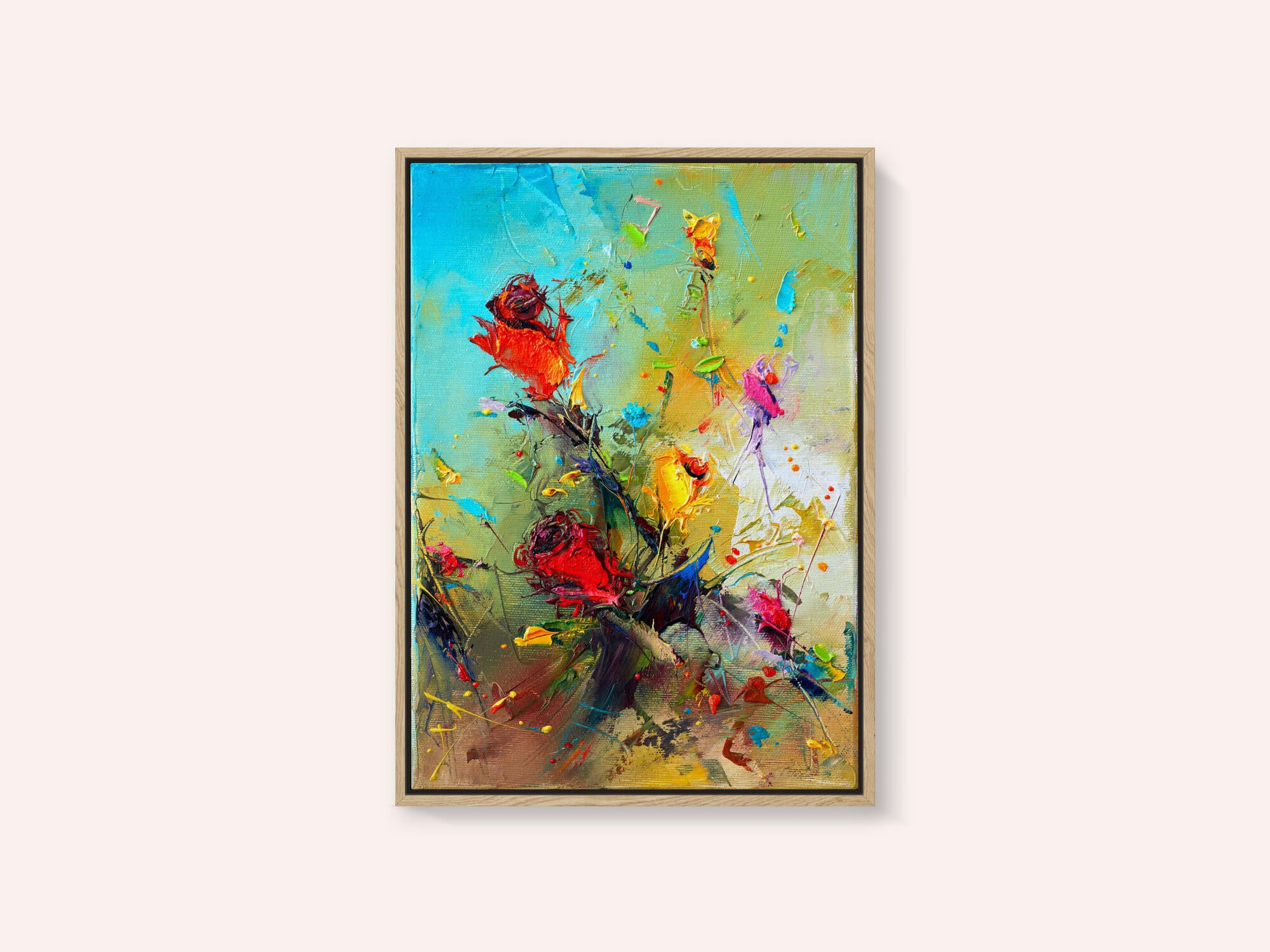 Vibrant Floral Impression
