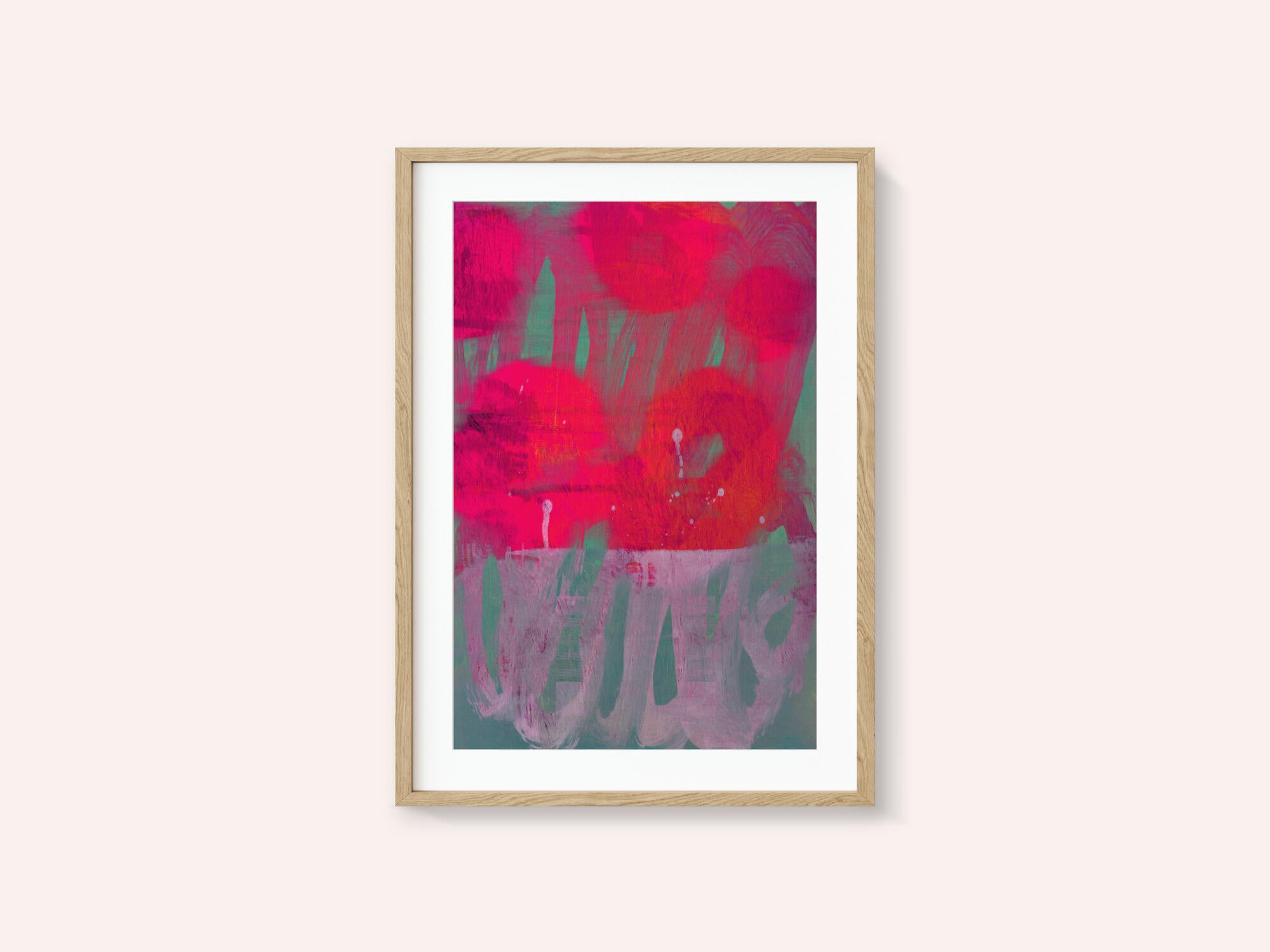 Vibrant Pink Abstract