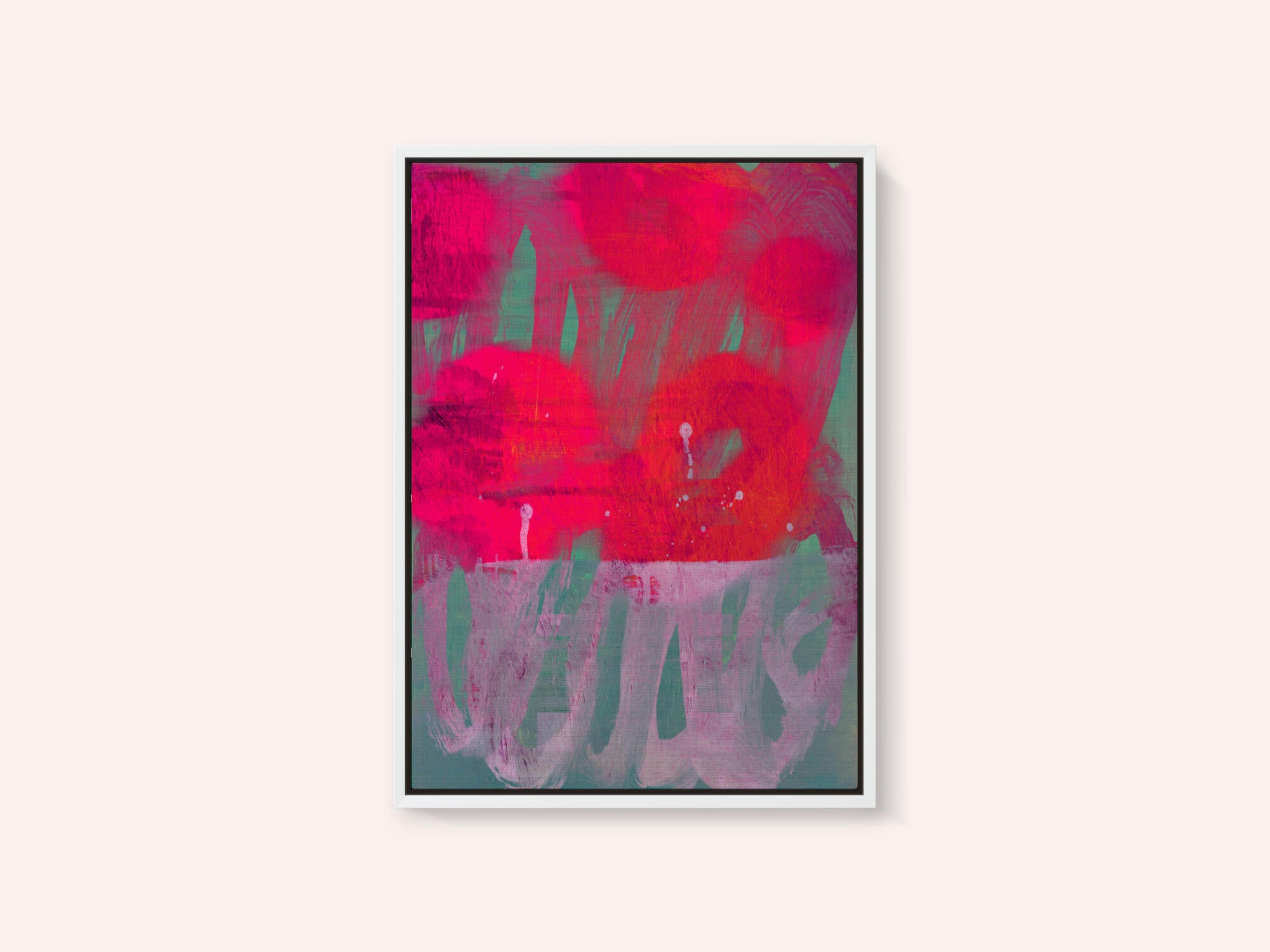 Vibrant Pink Abstract