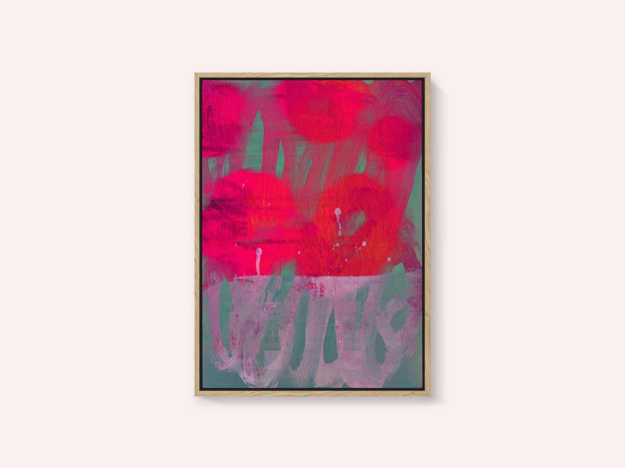 Vibrant Pink Abstract