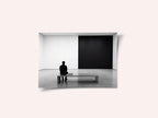 Man in Art Gallery