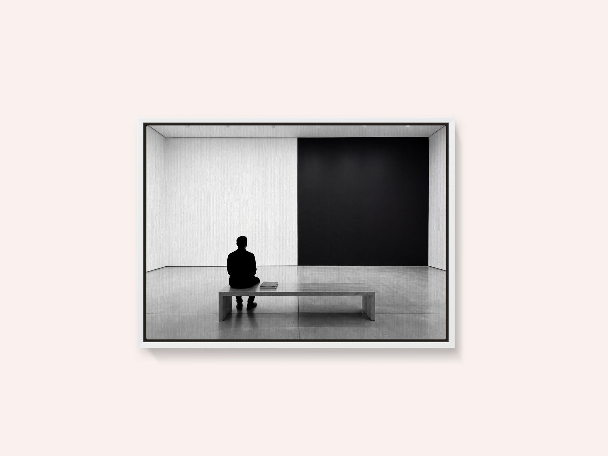 Man in Art Gallery