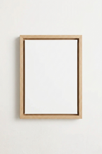Natural Oak Canvas Floating Frame