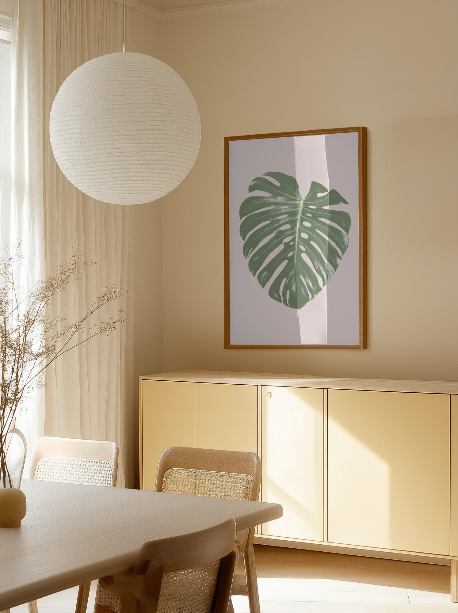 Monstera Leaf Blush