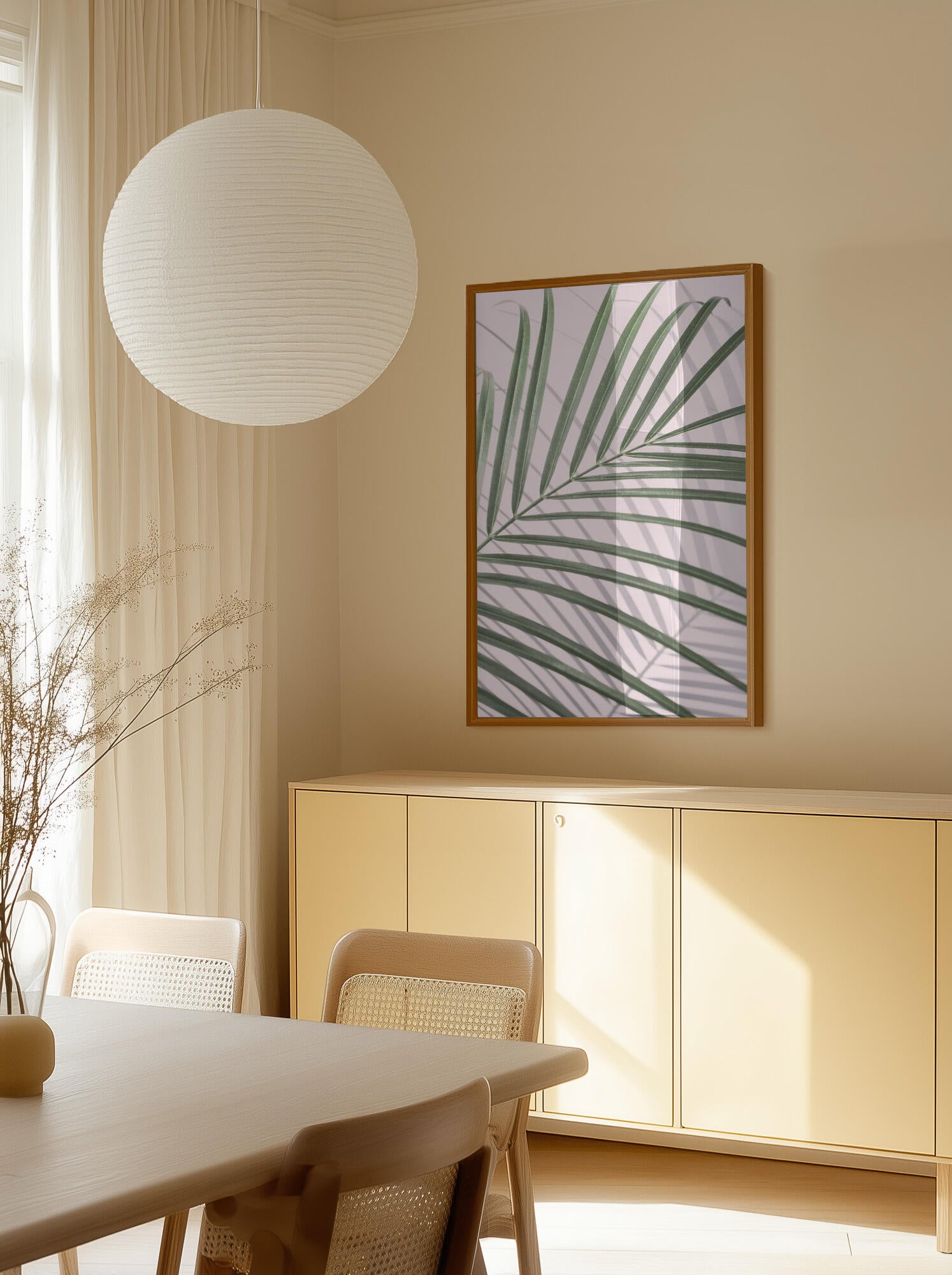 Palm Leaf Shadow