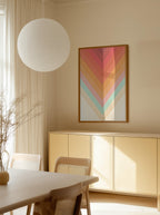 Retro Chevron Color Gradient