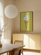 Ice Cream Yellow Zigzag
