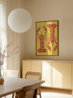 Langoustines On Yellow