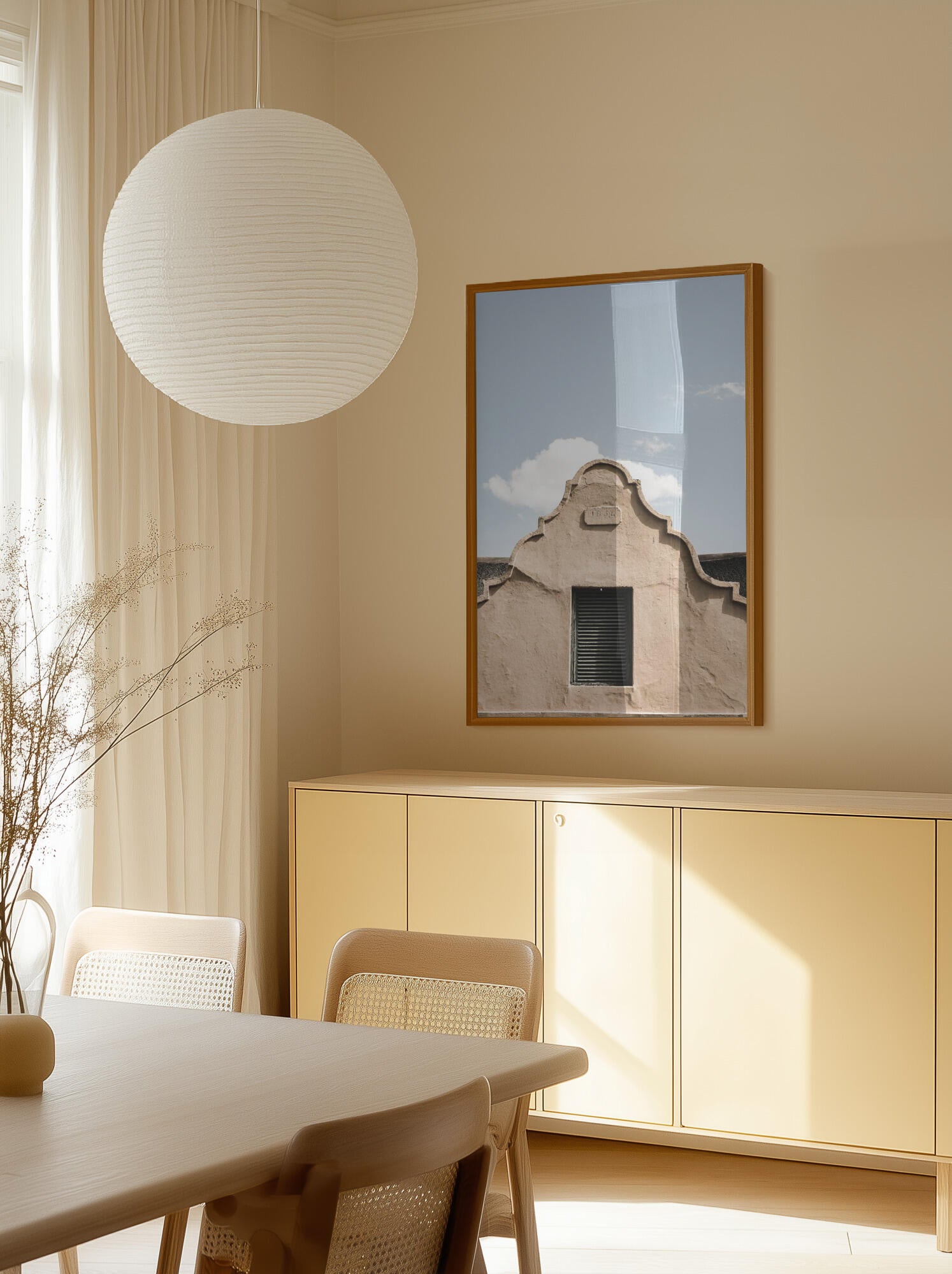Vintage Gable With An Arched Window