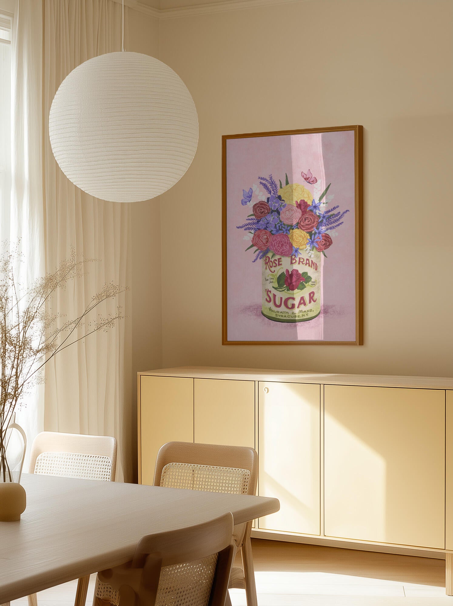 Flowers In a vintage Can