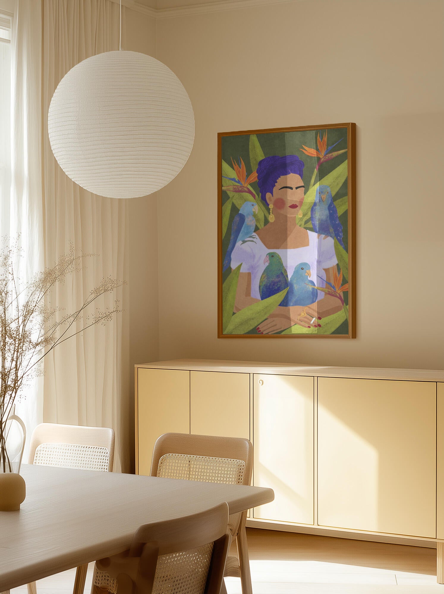 Frida and birds