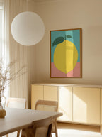 Lemon With Two Leaves