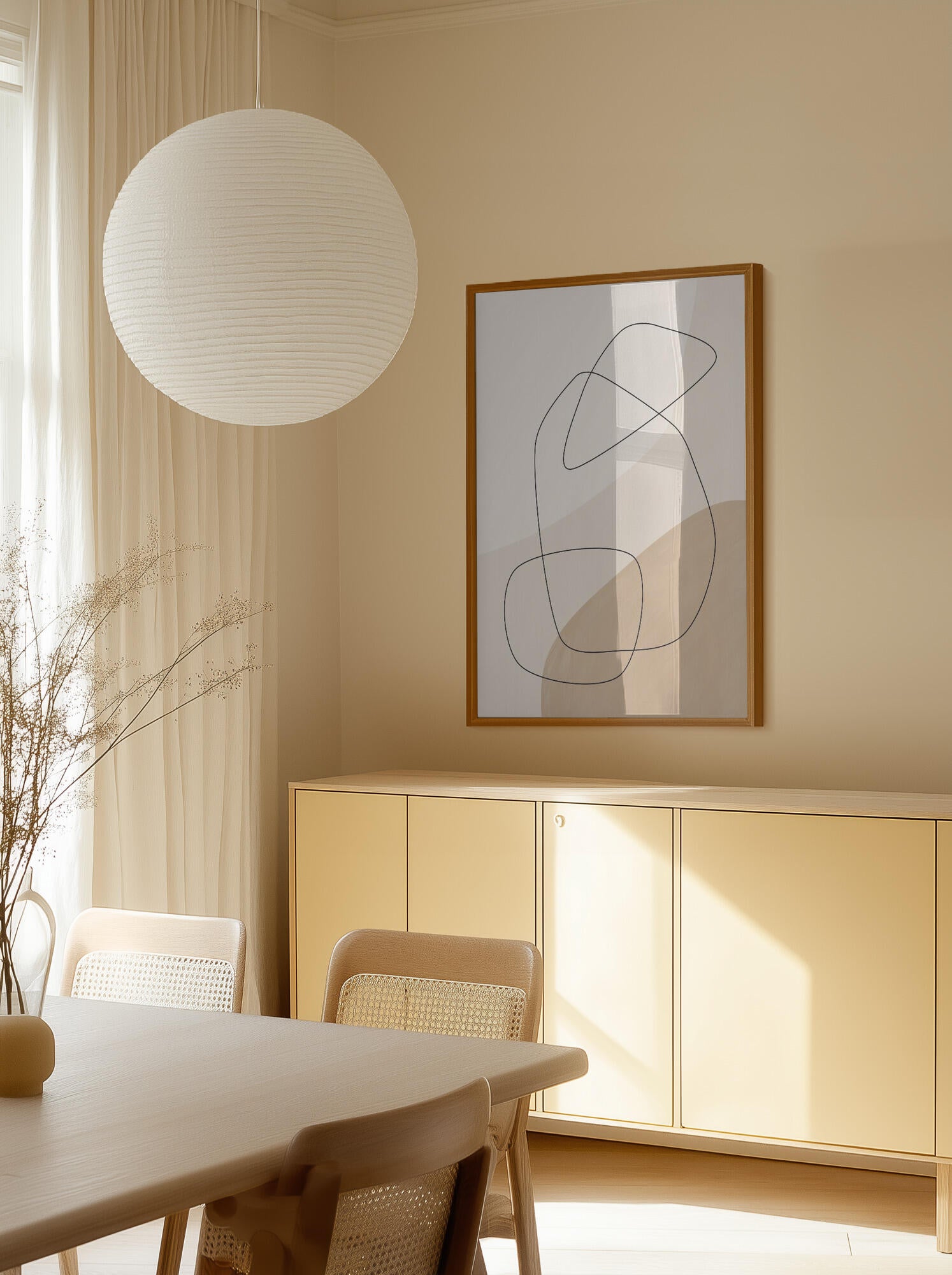 Abstract Organic Line