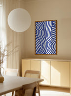 Blue and White Striped Nude
