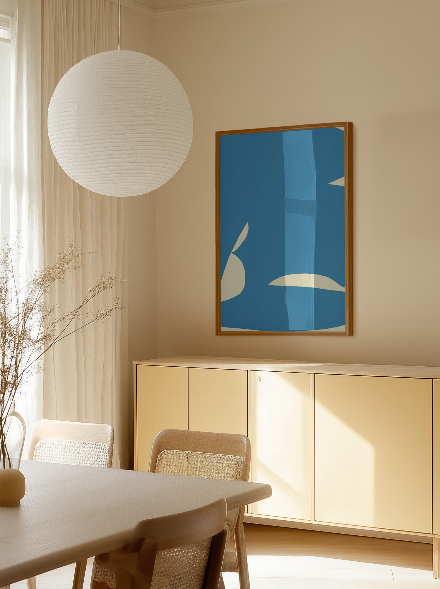 Abstract Blue Form