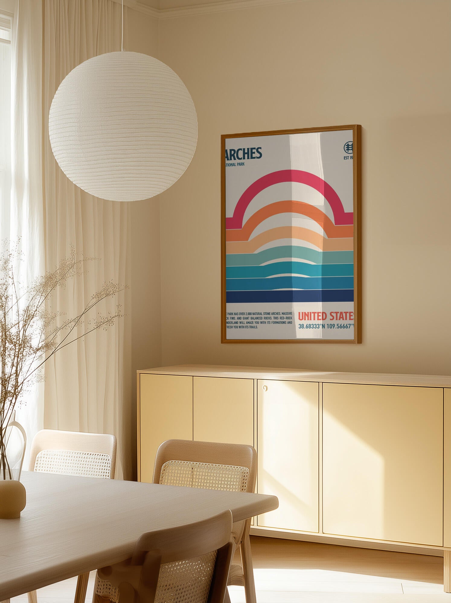Arches National Park Travel Poster