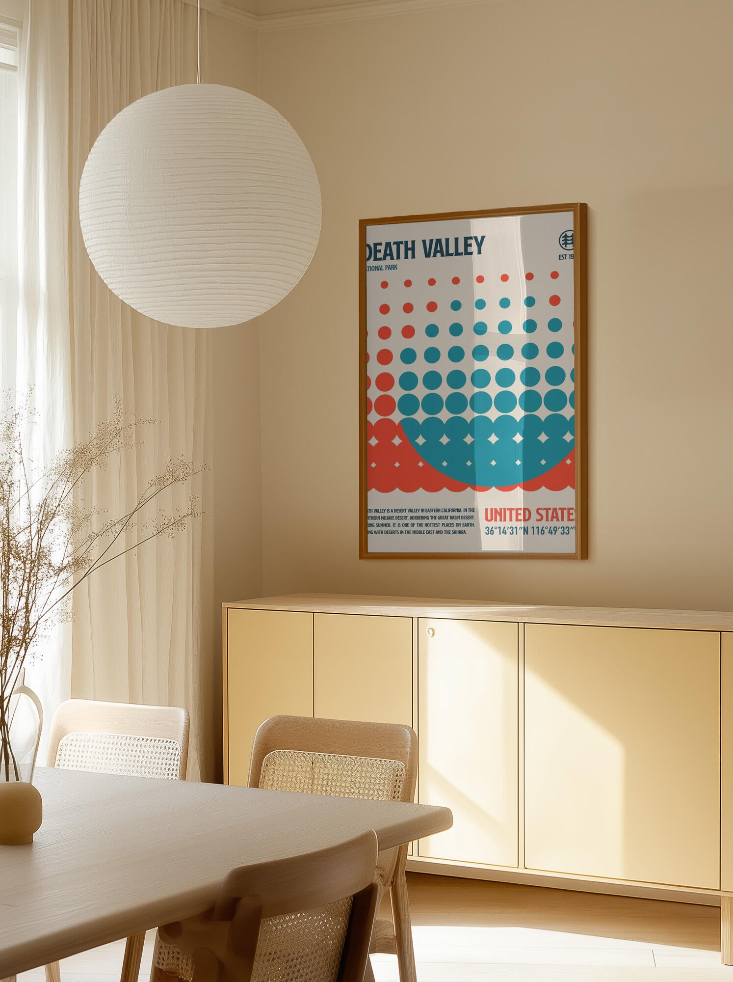 Death Valley National Park Travel Poster