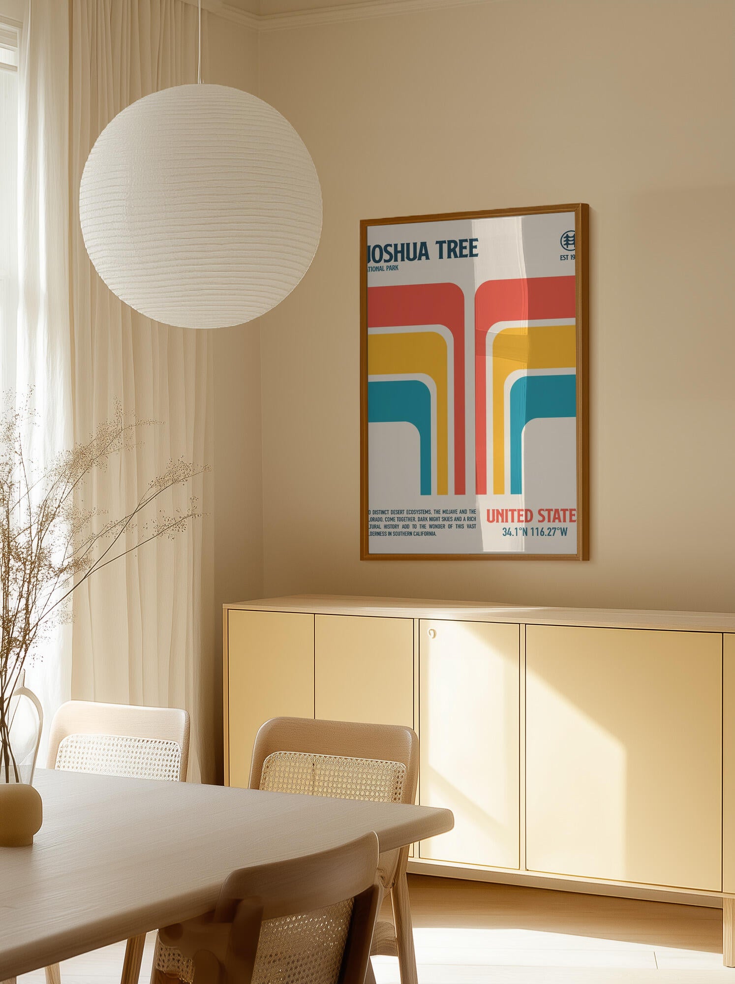 Joshua Tree National Park Travel Poster