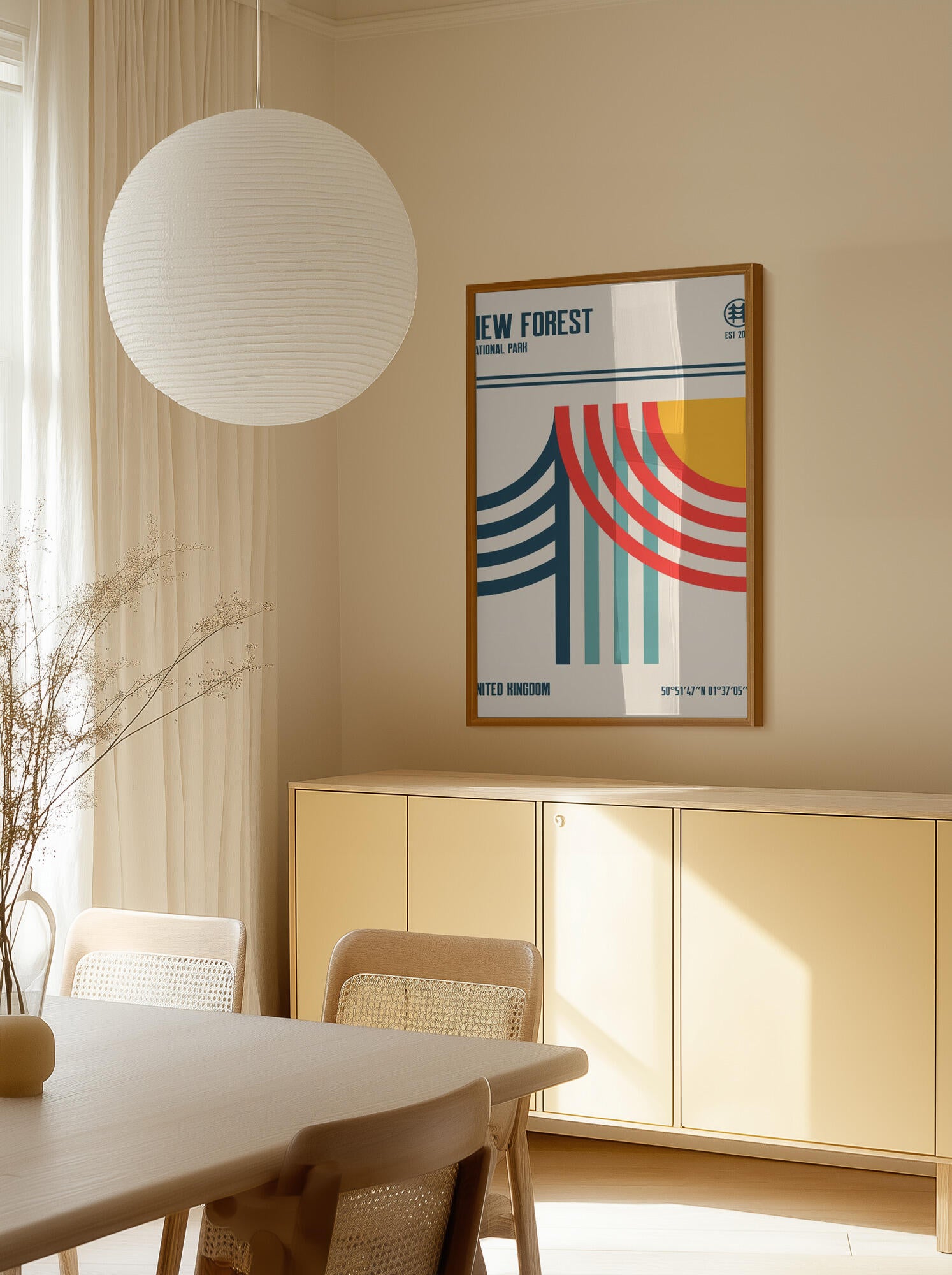 New Forest National Park Travel Poster