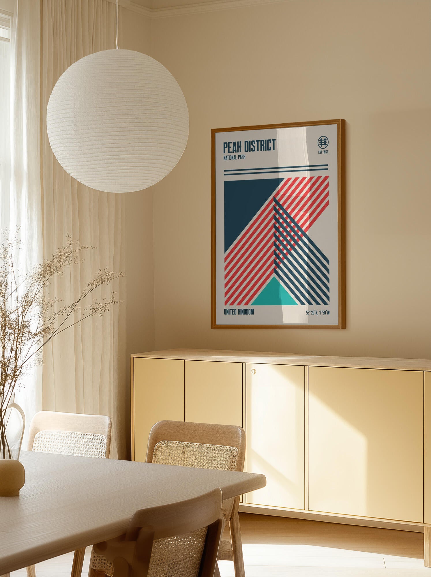 Peak District National Park Travel Poster
