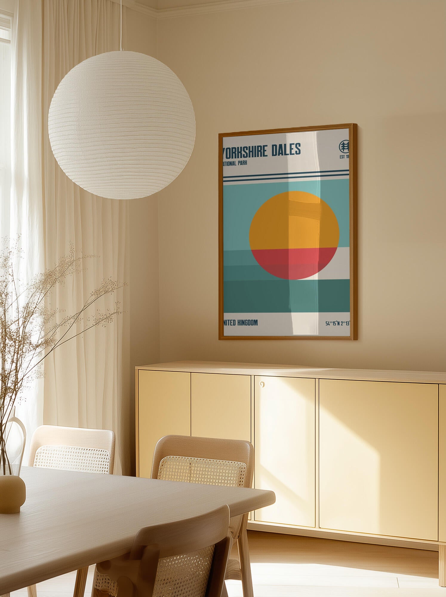 Yorkshire Dales National Park Travel Poster