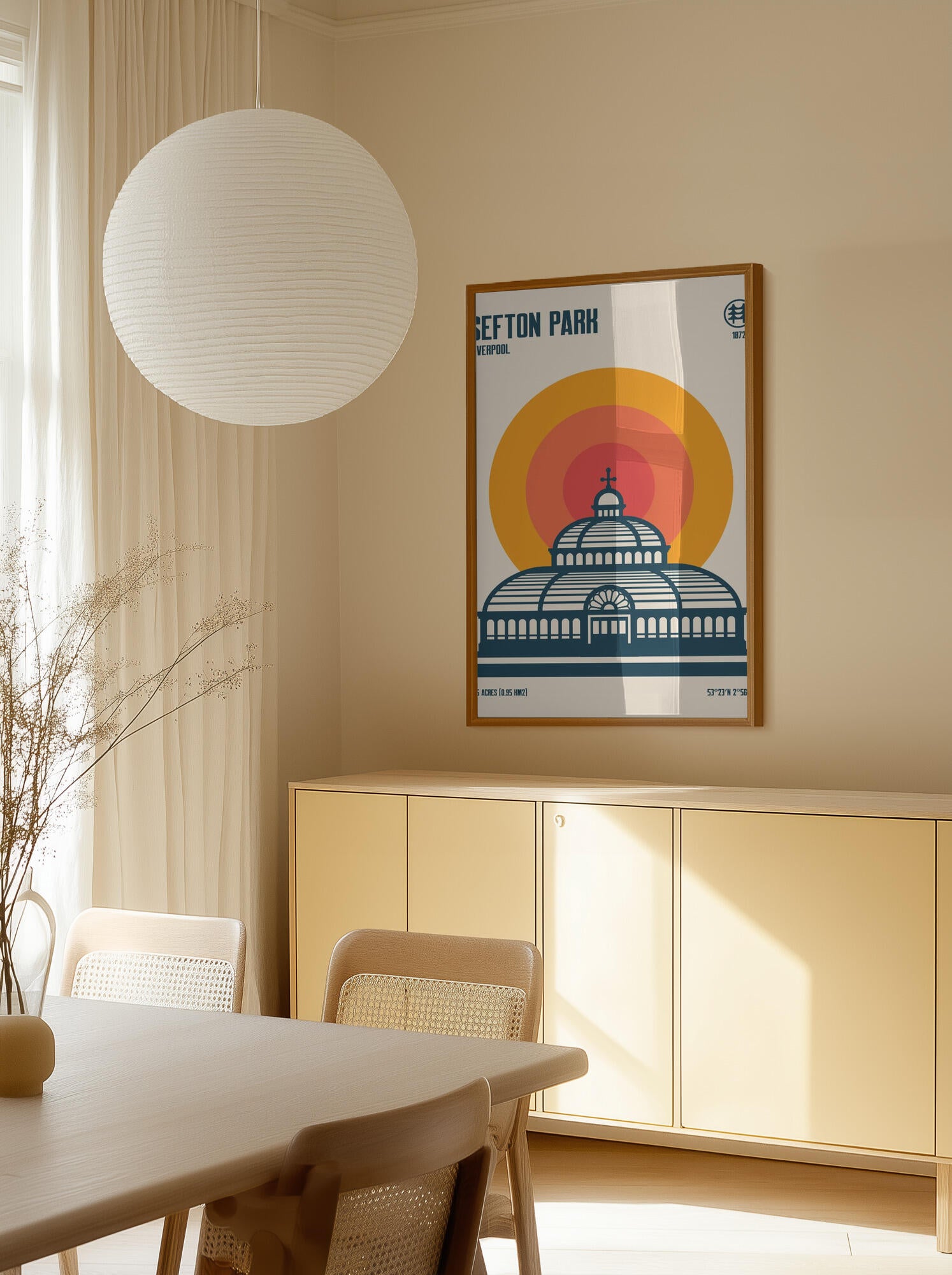 Sefton Park Palm House Travel Print