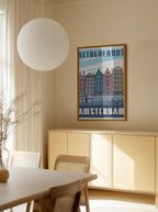 Amsterdam Travel Print