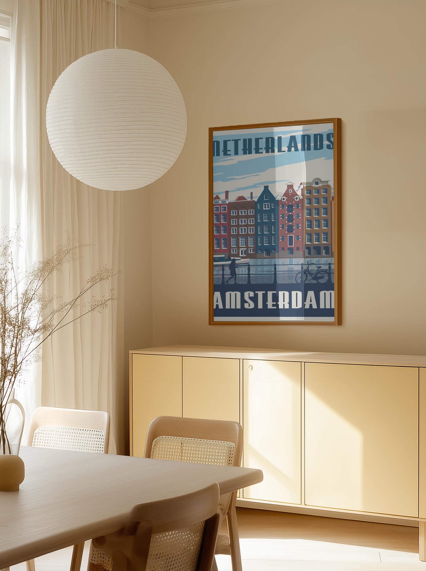 Amsterdam Travel Print
