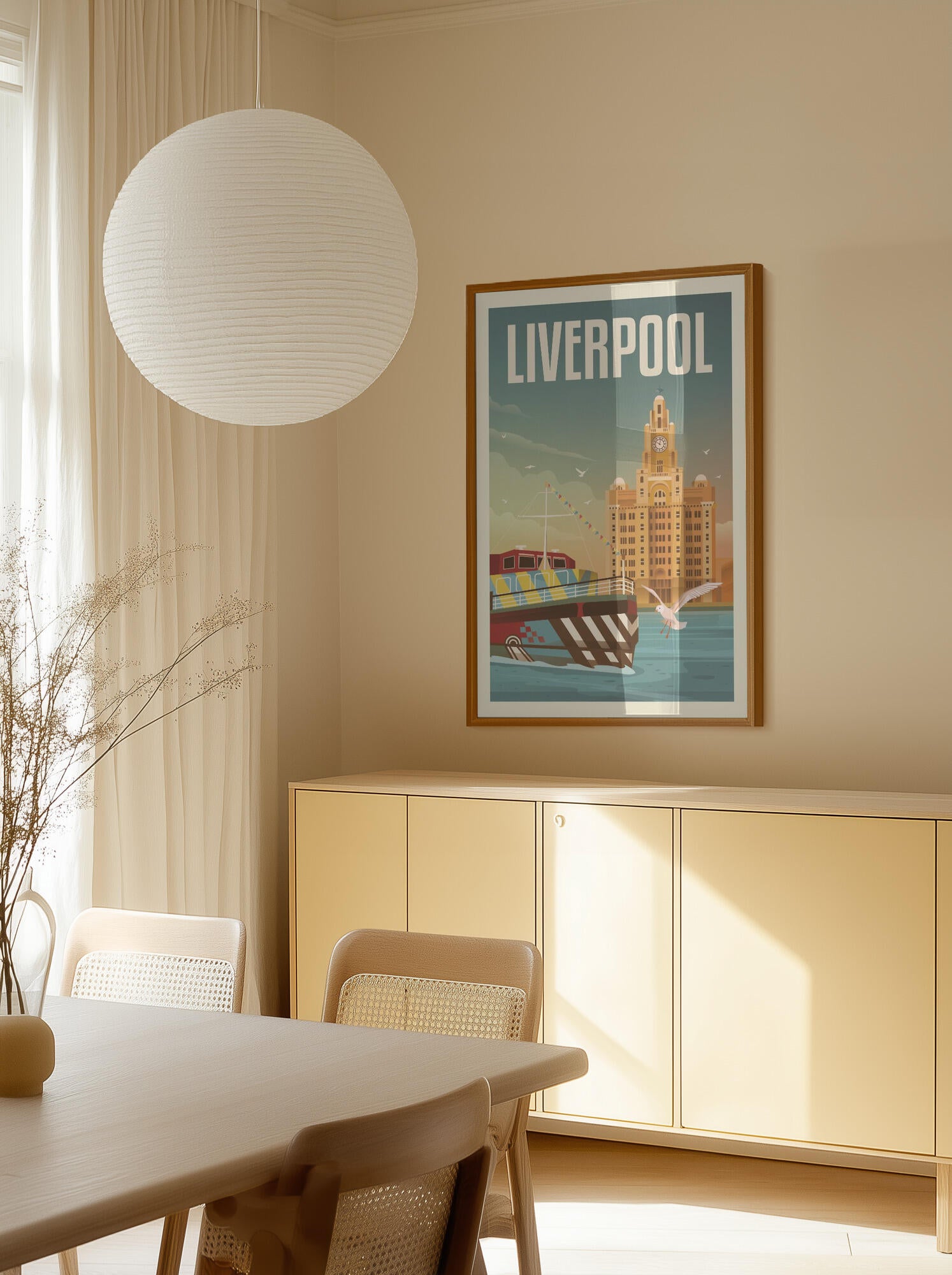 Liverpool Liver Building Travel Print