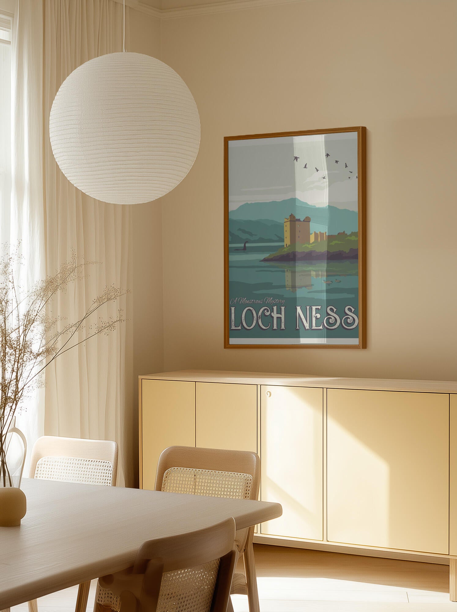 Loch Ness Travel Print