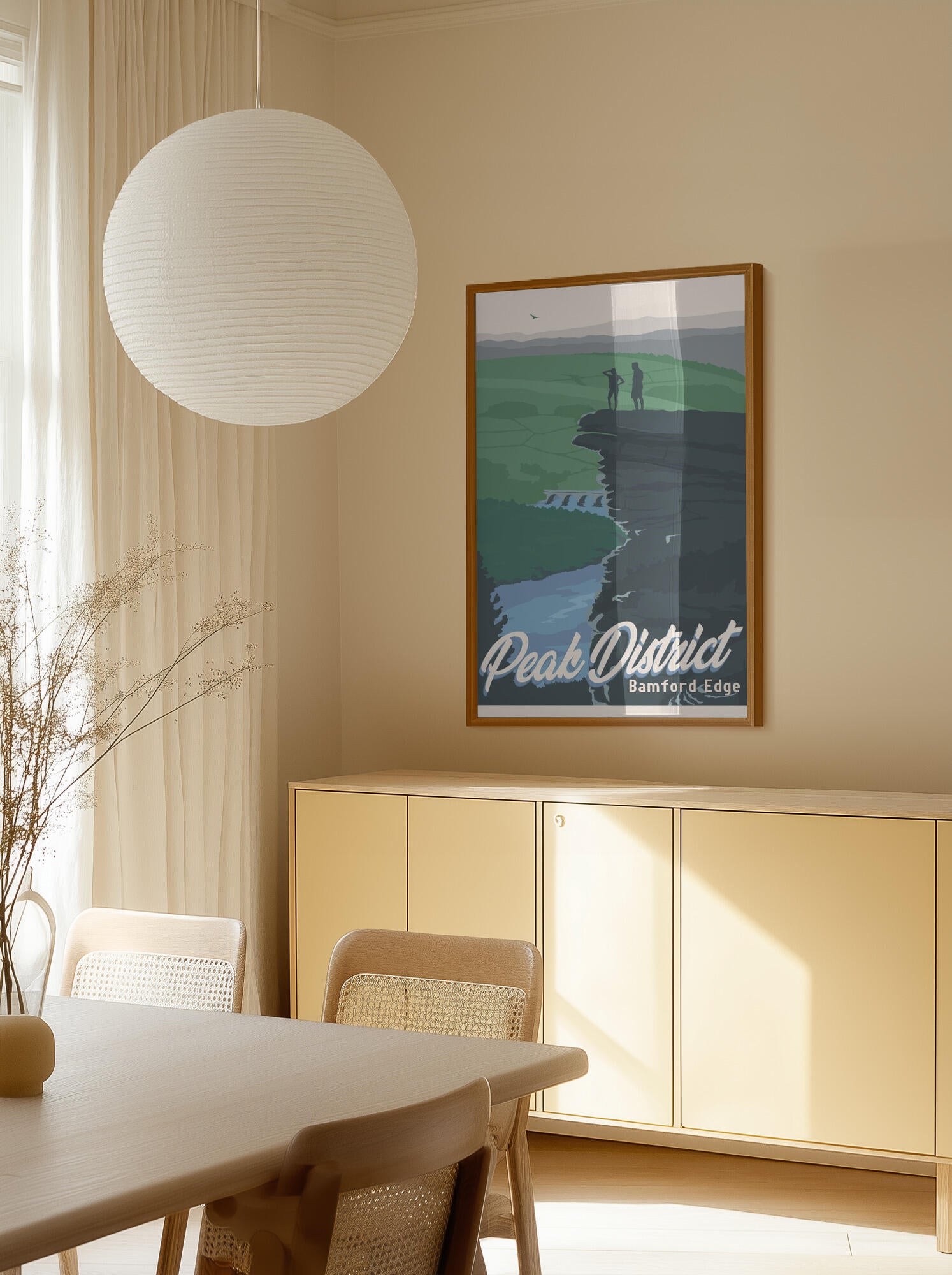 Peak District National Park Travel Print