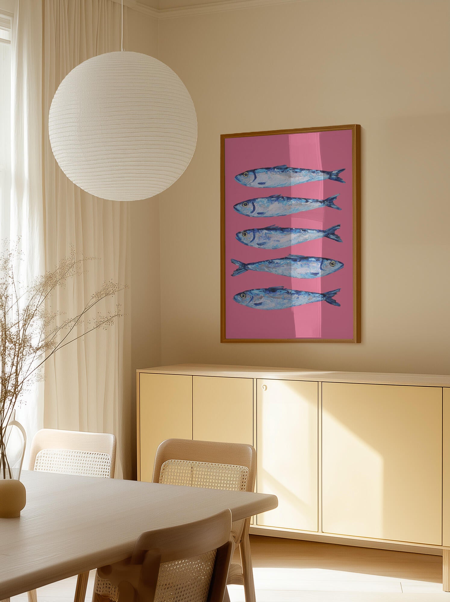 Sardines on Pink