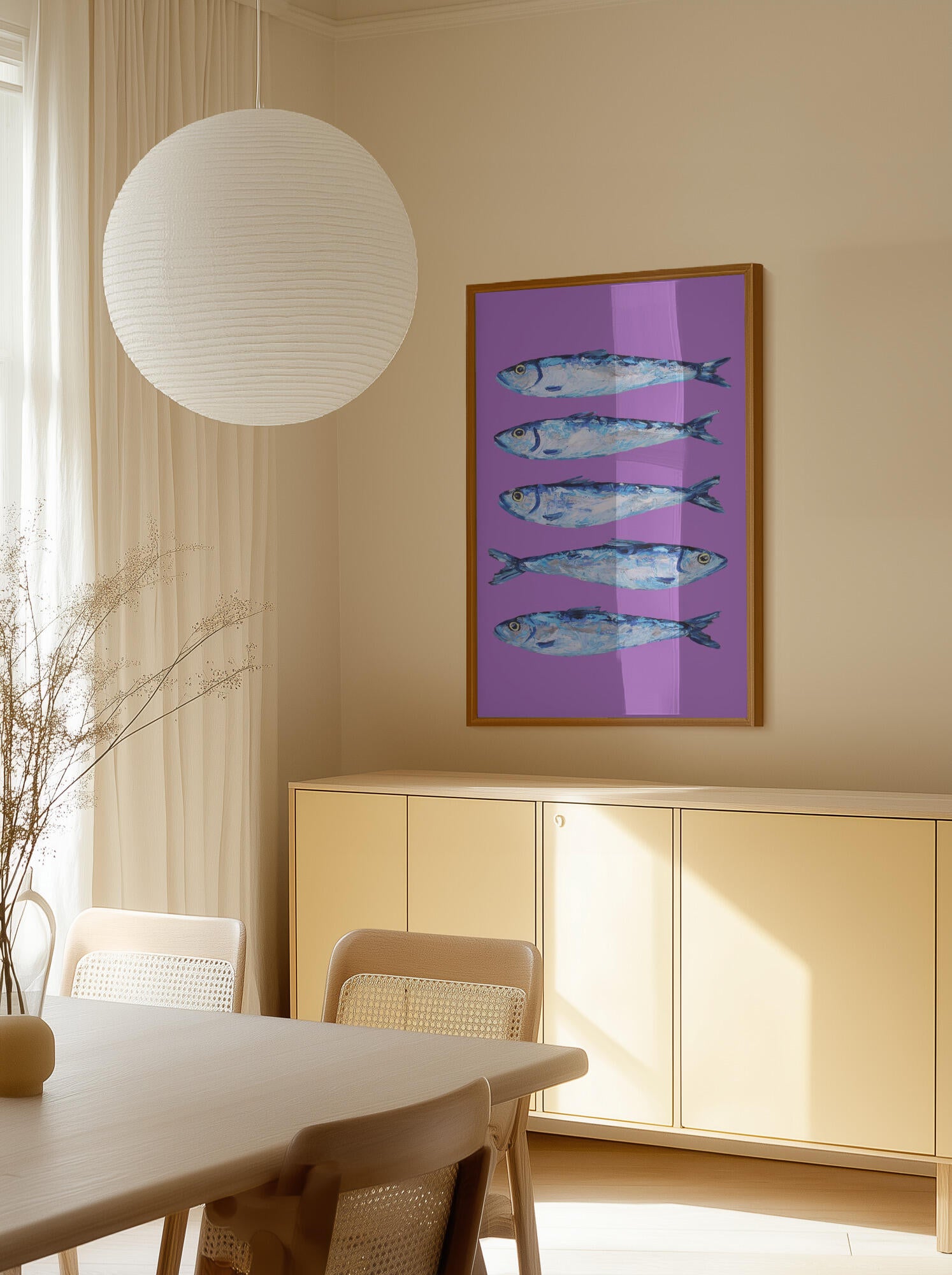 Sardines on Purple