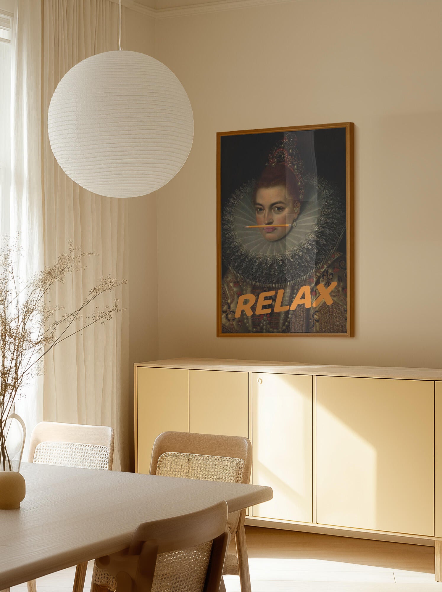 Relax Altered Oil Painting