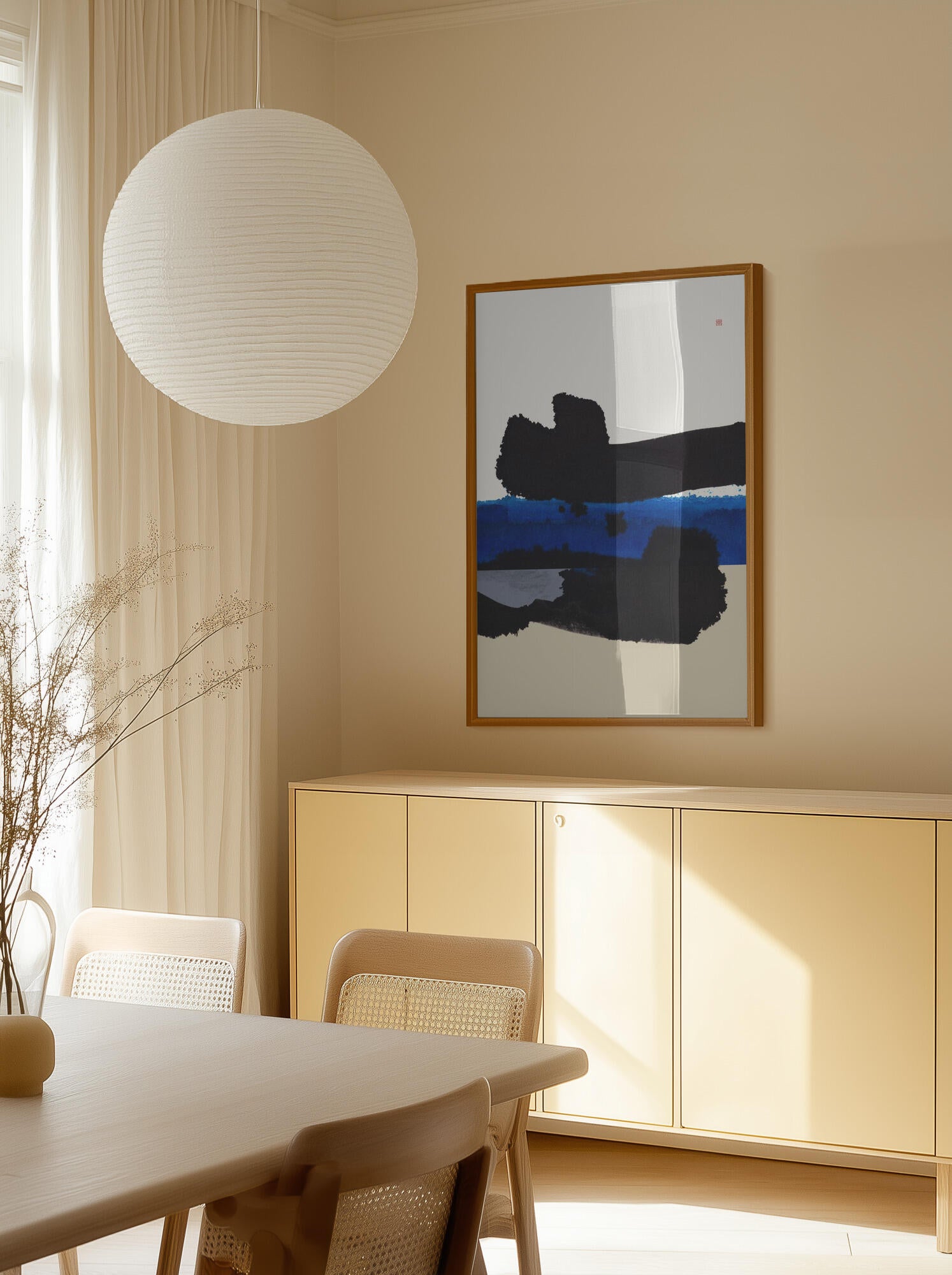 Abstract Blue Reflection