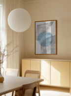 Blue Geometric Modern Object