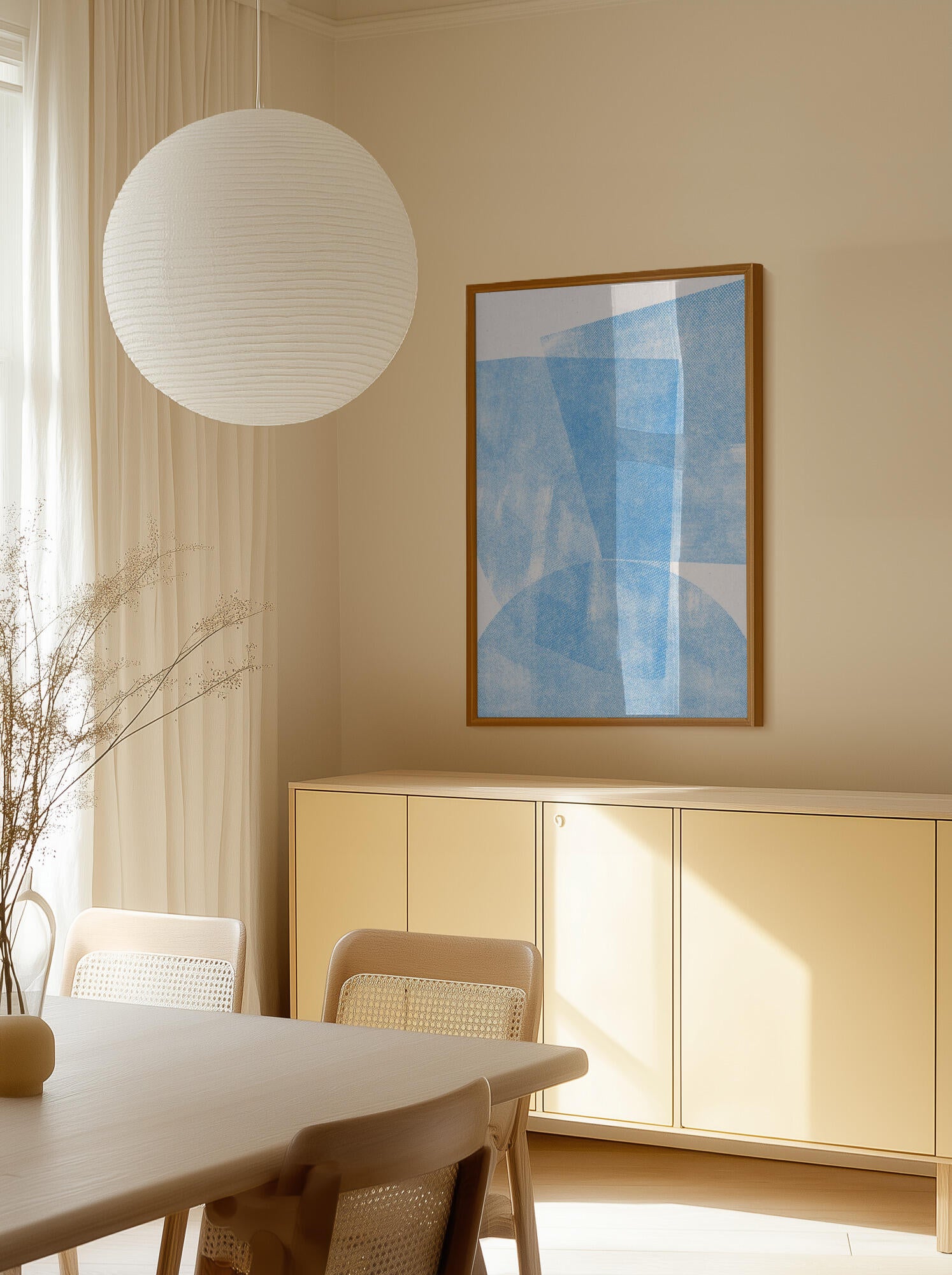 Blue Geometric Waves
