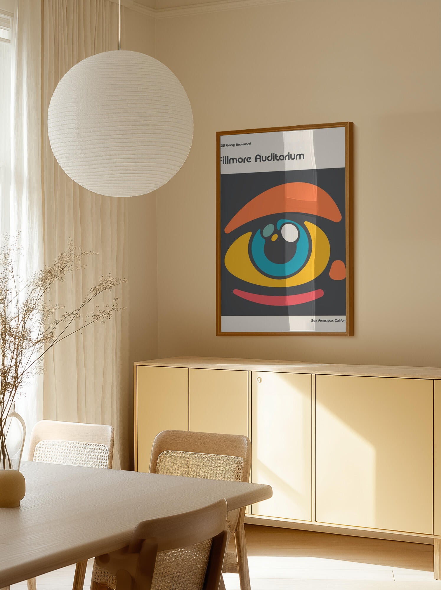 Fillmore Abstract Poster