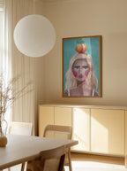 Woman With Peach