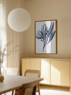 Blue Aquatic Plant Poster 2