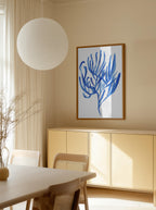 Blue Aquatic Plant Poster 4
