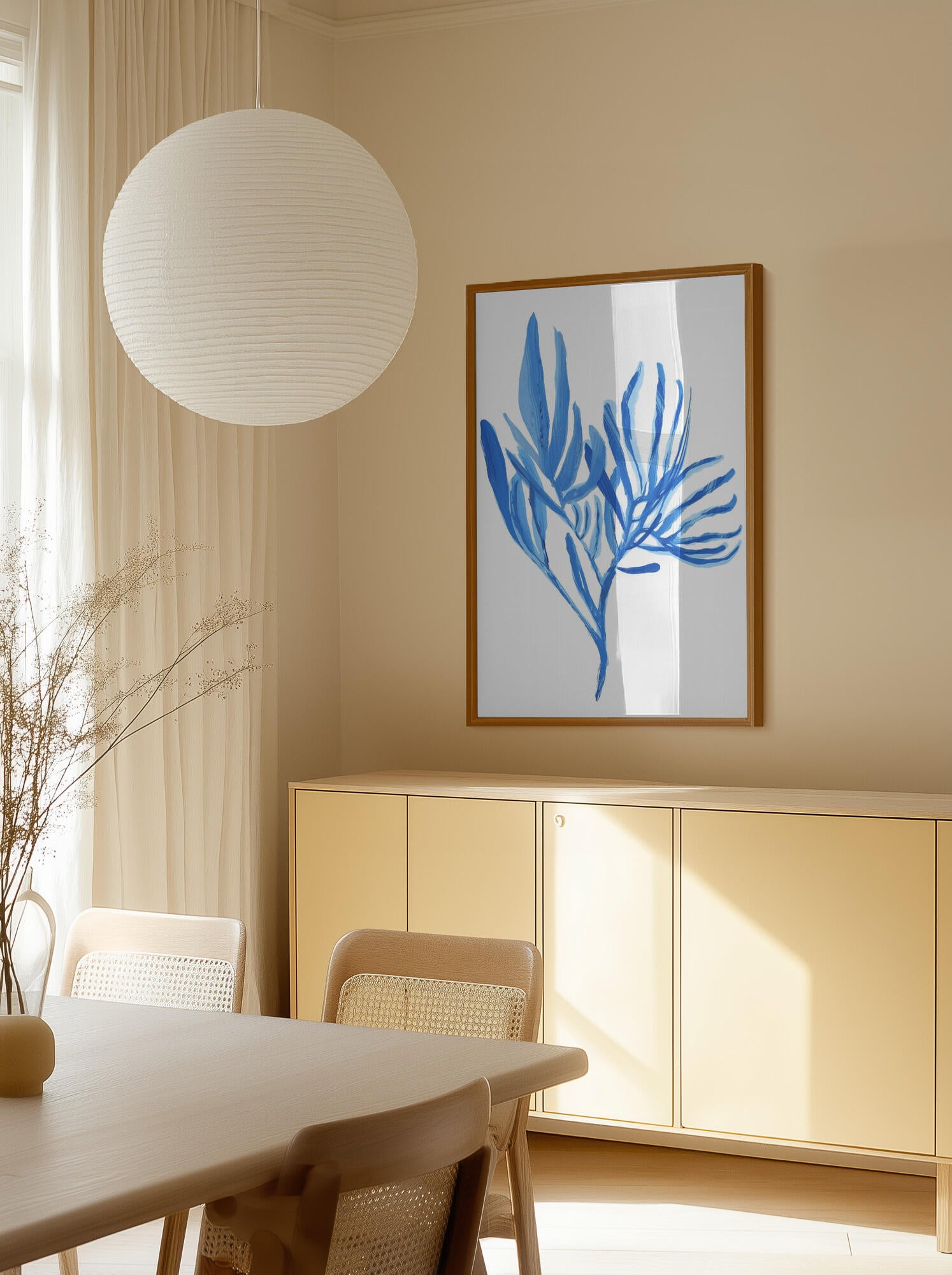 Blue Aquatice Plant Poster 5