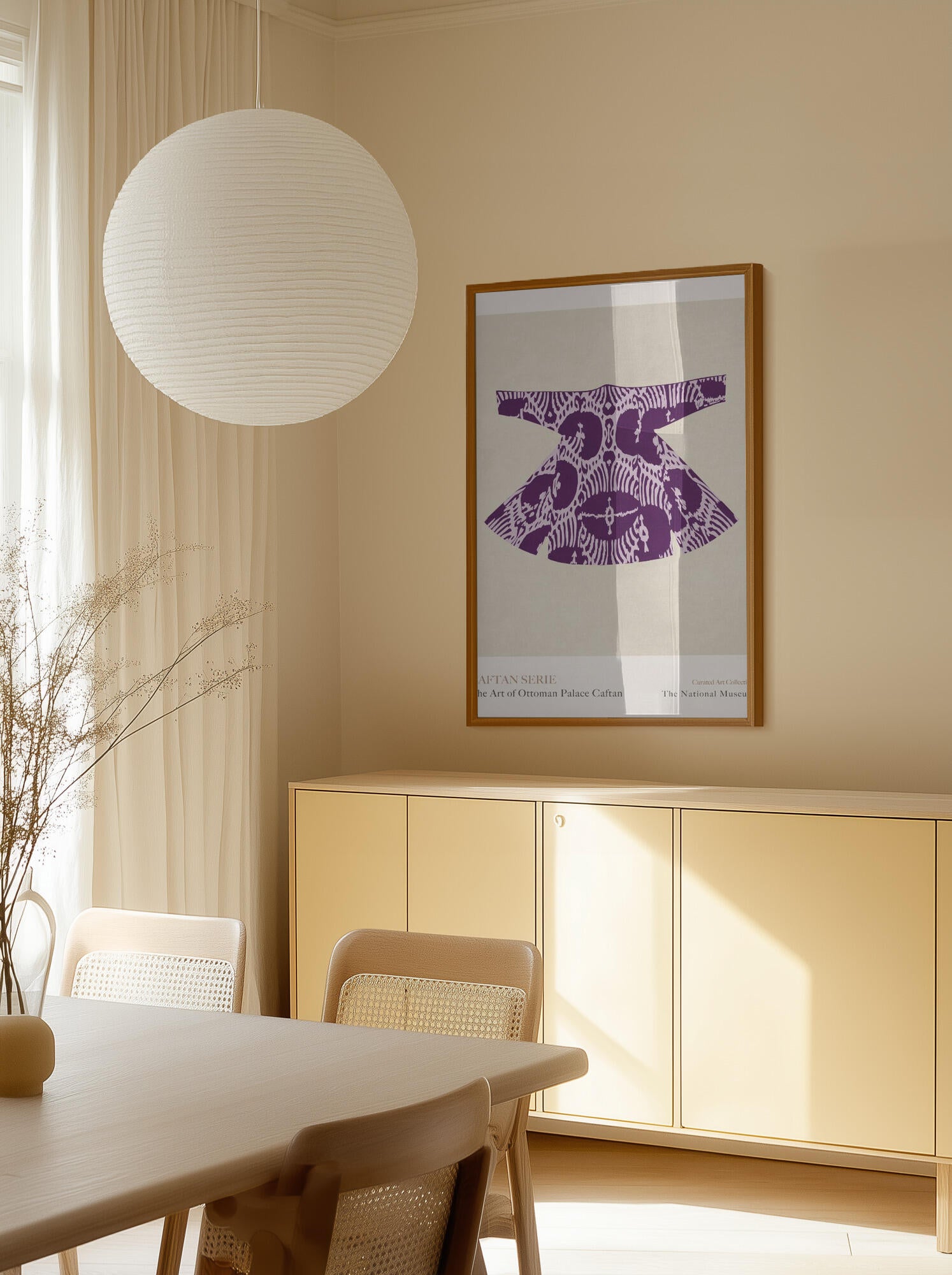 Purple Caftan Elegance