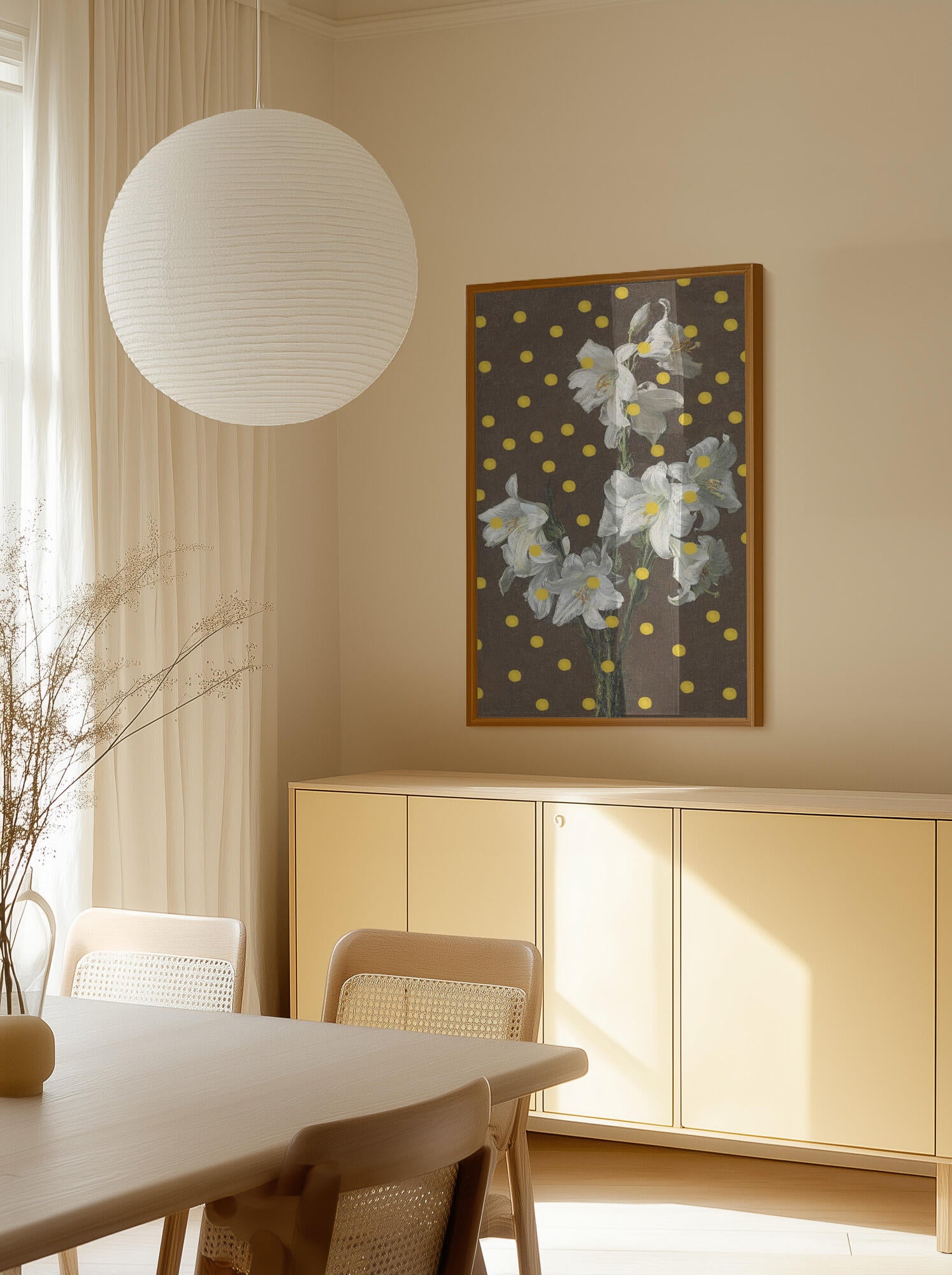 Lilies and Dots