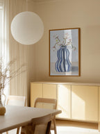 Flowers in a striped vase II