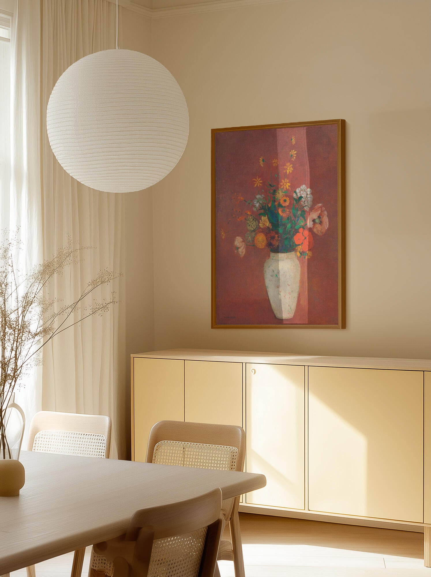 Bouquet In a Chinese Vas